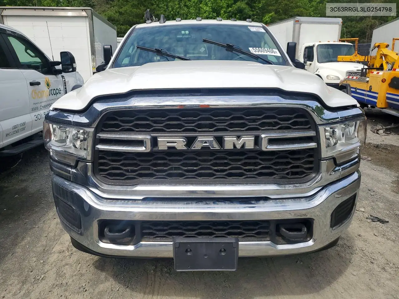 2020 Ram 3500 Tradesman VIN: 3C63RRGL3LG254798 Lot: 55609406