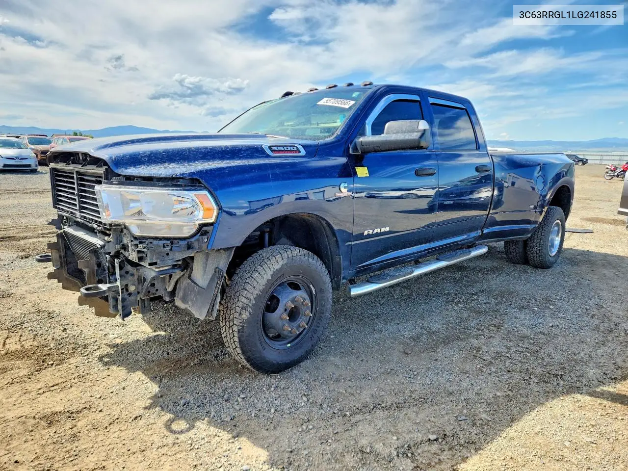 2020 Ram 3500 Tradesman VIN: 3C63RRGL1LG241855 Lot: 55709566