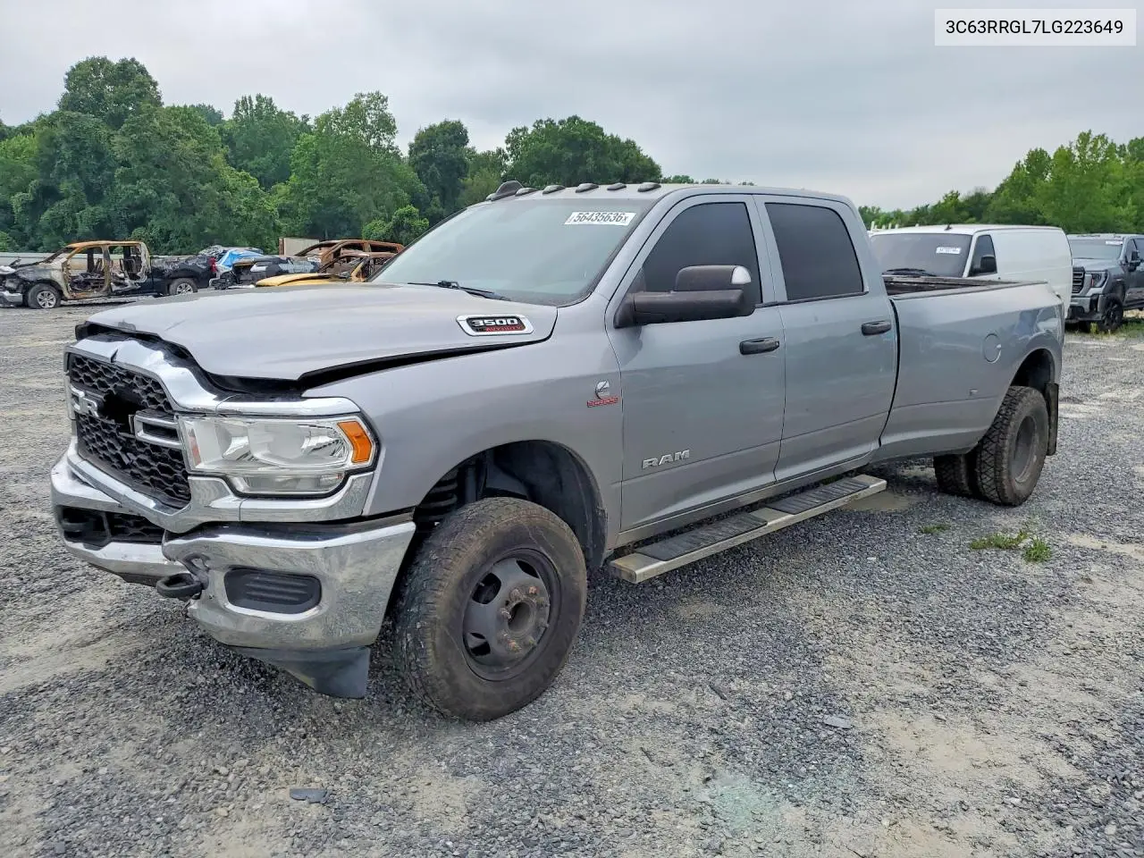 2020 Ram 3500 Tradesman VIN: 3C63RRGL7LG223649 Lot: 56435636