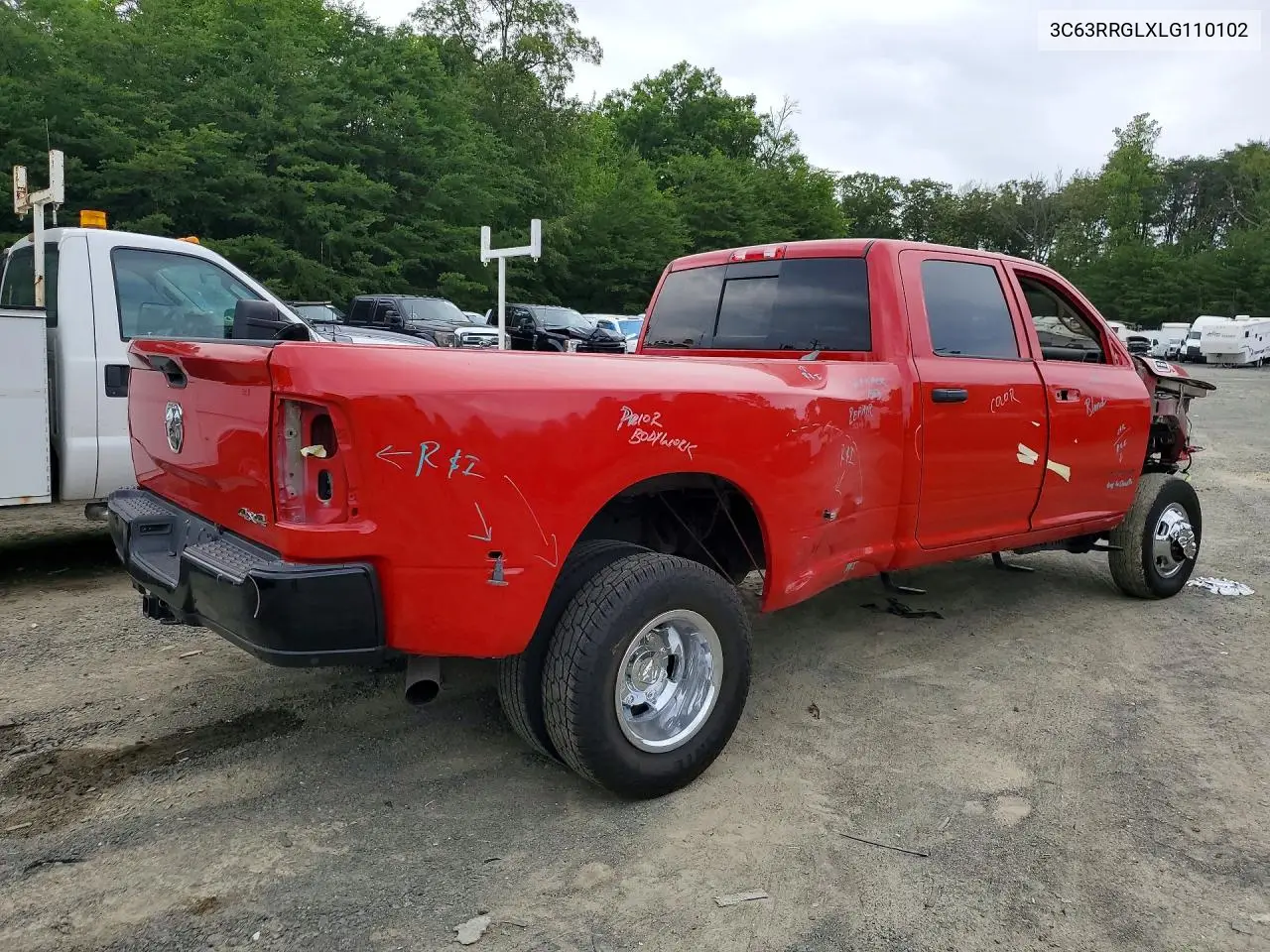 2020 Ram 3500 Tradesman VIN: 3C63RRGLXLG110102 Lot: 57302976