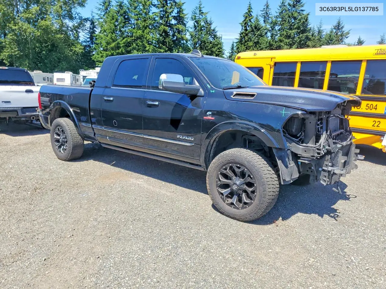 2020 Ram 3500 Limited VIN: 3C63R3PL5LG137785 Lot: 58288436
