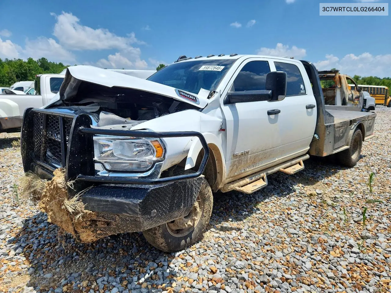 2020 Ram 3500 VIN: 3C7WRTCL0LG266404 Lot: 59872846