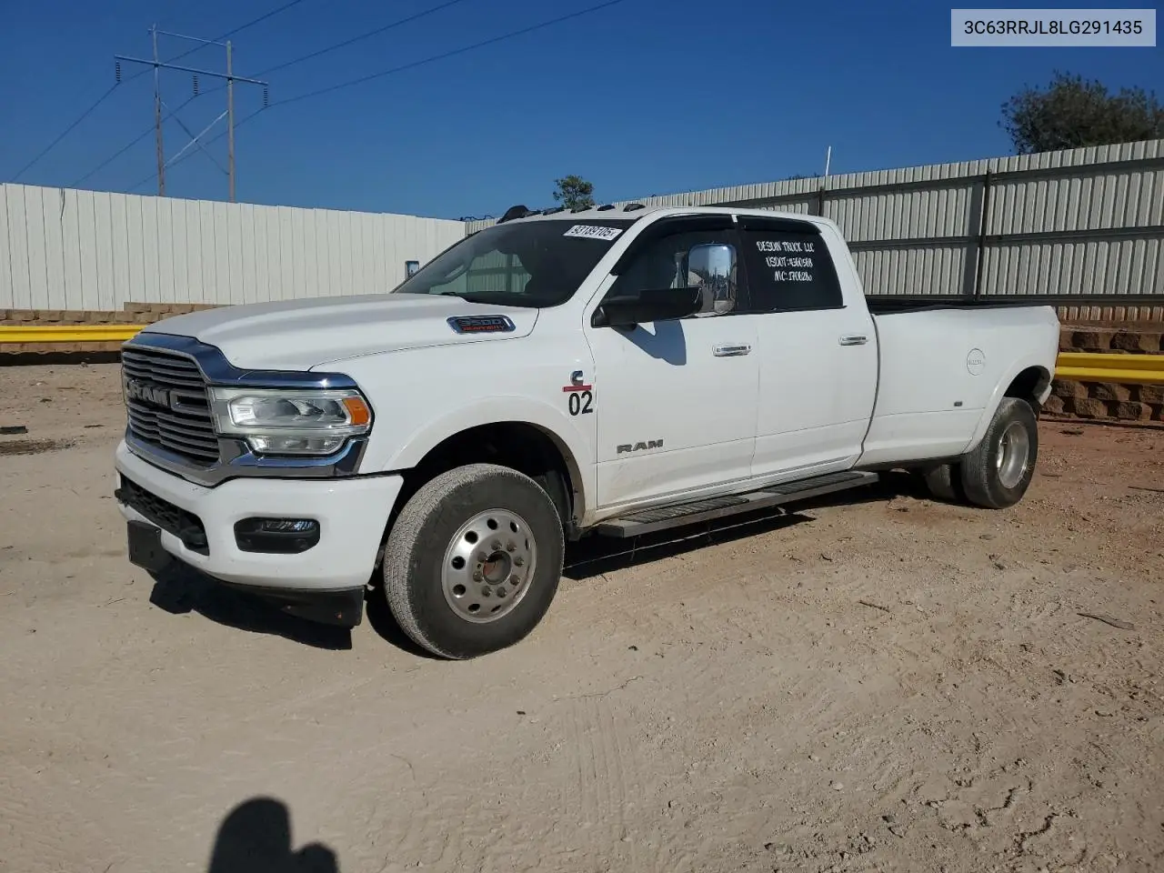 3C63RRJL8LG291435 2020 Ram 3500 Laramie