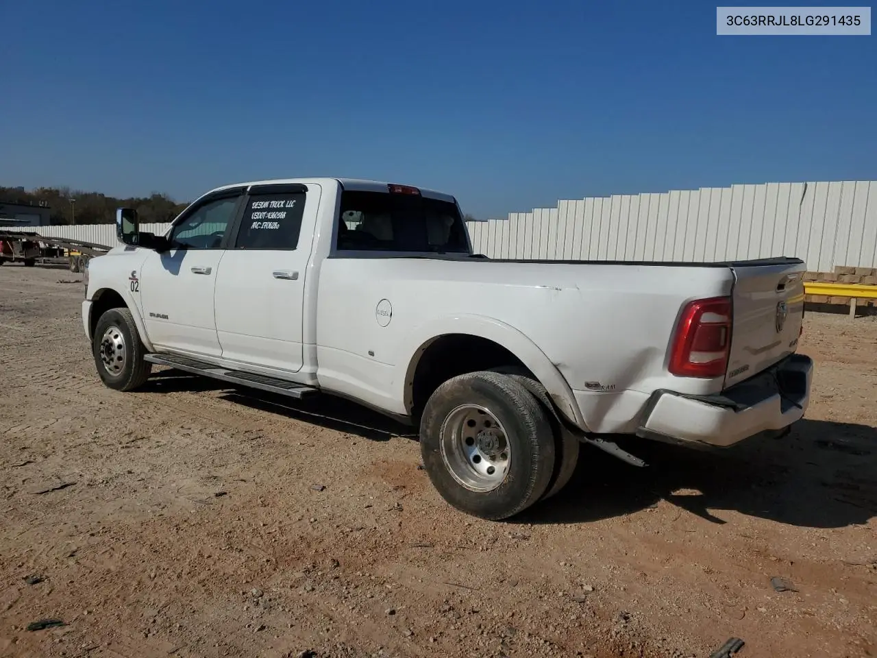 3C63RRJL8LG291435 2020 Ram 3500 Laramie