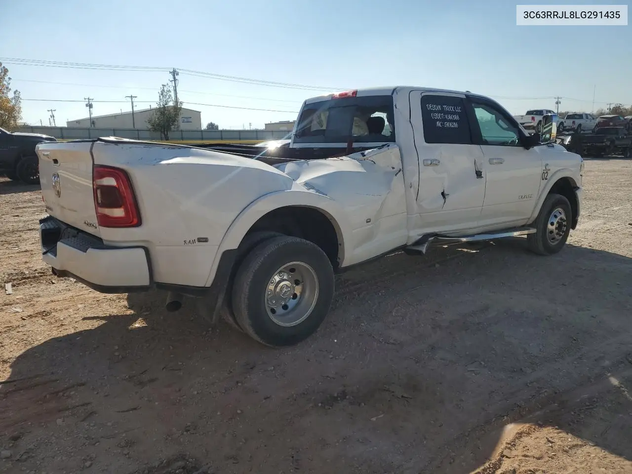 3C63RRJL8LG291435 2020 Ram 3500 Laramie
