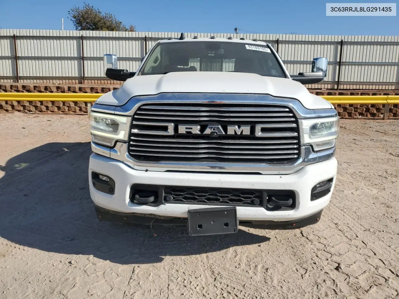 3C63RRJL8LG291435 2020 Ram 3500 Laramie