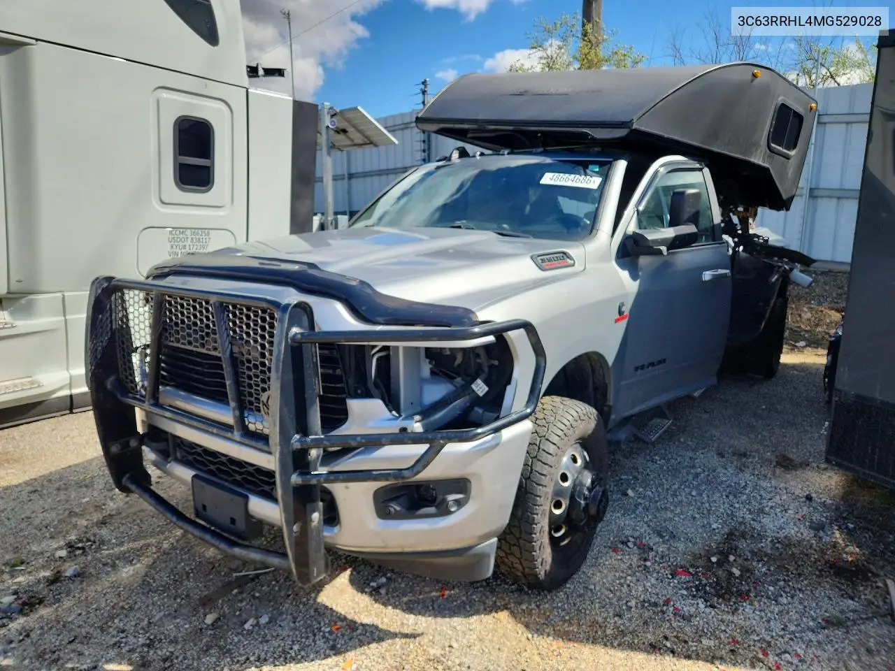 2021 Ram 3500 Big Horn VIN: 3C63RRHL4MG529028 Lot: 48664686