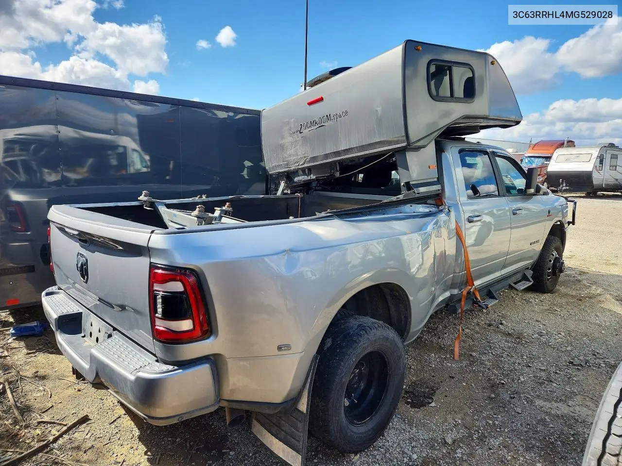 2021 Ram 3500 Big Horn VIN: 3C63RRHL4MG529028 Lot: 48664686