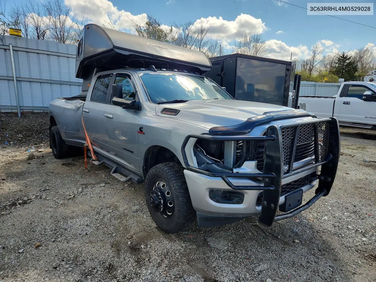 2021 Ram 3500 Big Horn VIN: 3C63RRHL4MG529028 Lot: 48664686