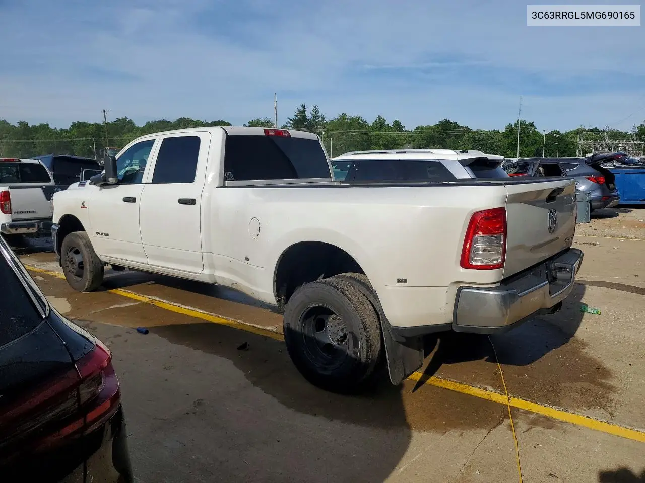 2021 Ram 3500 Tradesman VIN: 3C63RRGL5MG690165 Lot: 54489616