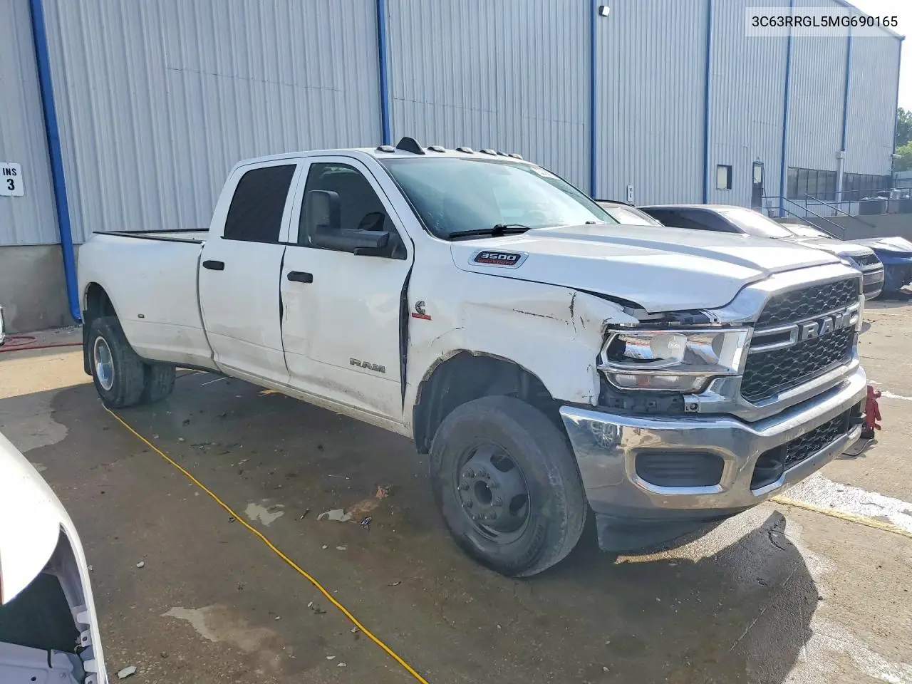 2021 Ram 3500 Tradesman VIN: 3C63RRGL5MG690165 Lot: 54489616