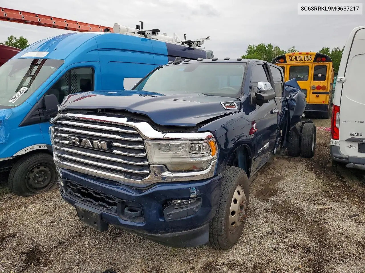 2021 Ram 3500 Longhorn VIN: 3C63RRKL9MG637217 Lot: 54844136