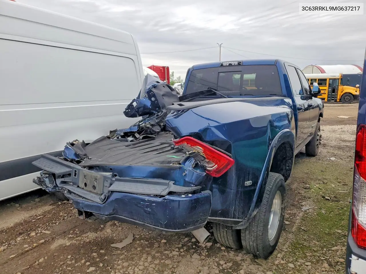 2021 Ram 3500 Longhorn VIN: 3C63RRKL9MG637217 Lot: 54844136