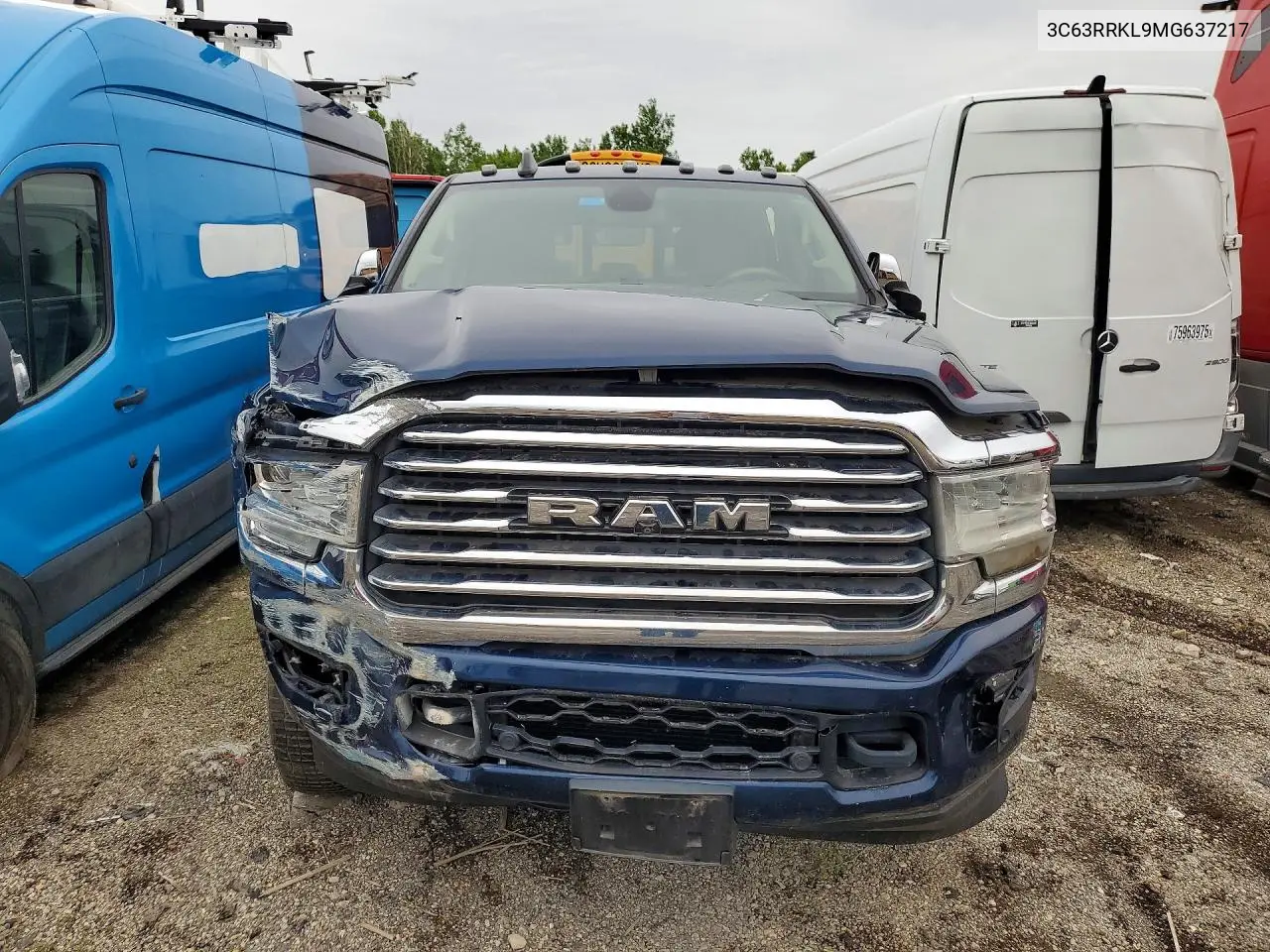 2021 Ram 3500 Longhorn VIN: 3C63RRKL9MG637217 Lot: 54844136