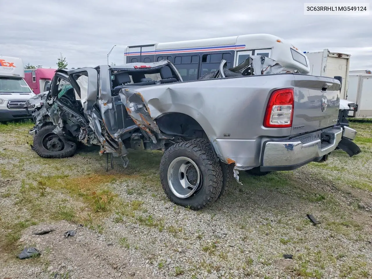2021 Ram 3500 Big Horn VIN: 3C63RRHL1MG549124 Lot: 55004986