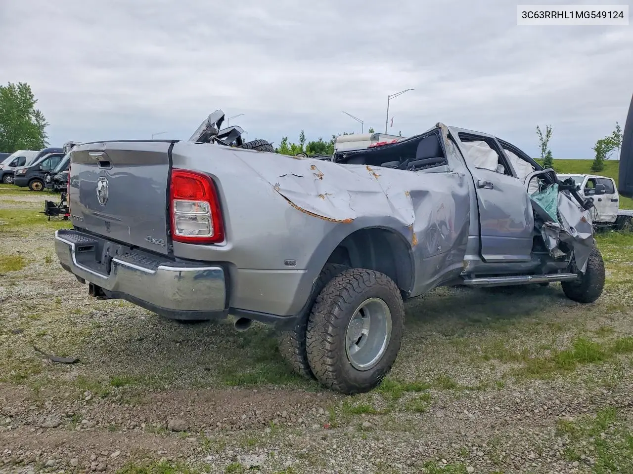 2021 Ram 3500 Big Horn VIN: 3C63RRHL1MG549124 Lot: 55004986