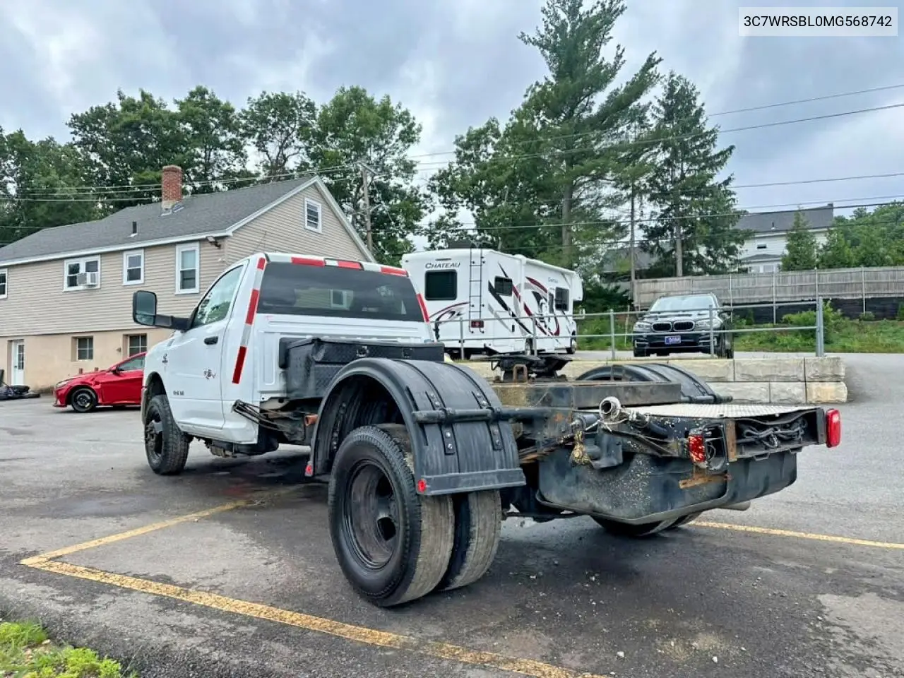 2021 Ram 3500 VIN: 3C7WRSBL0MG568742 Lot: 56182456