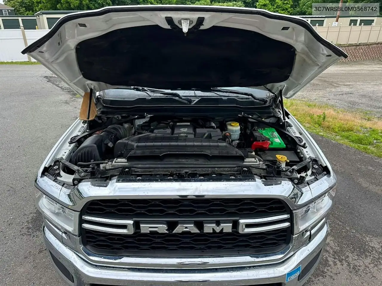 2021 Ram 3500 VIN: 3C7WRSBL0MG568742 Lot: 56182456