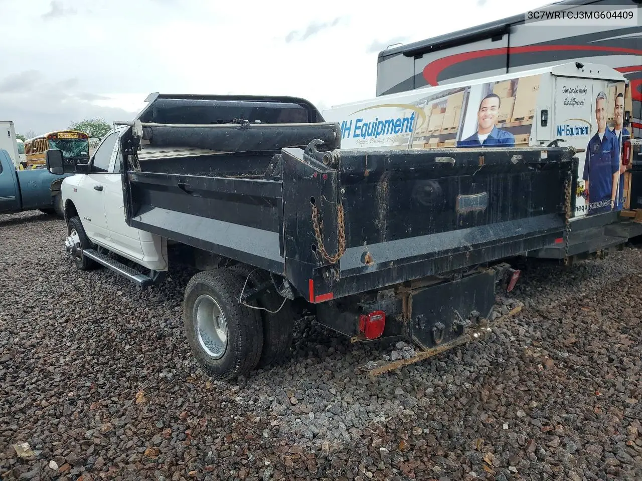 2021 Ram 3500 Dump Truck VIN: 3C7WRTCJ3MG604409 Lot: 56444806