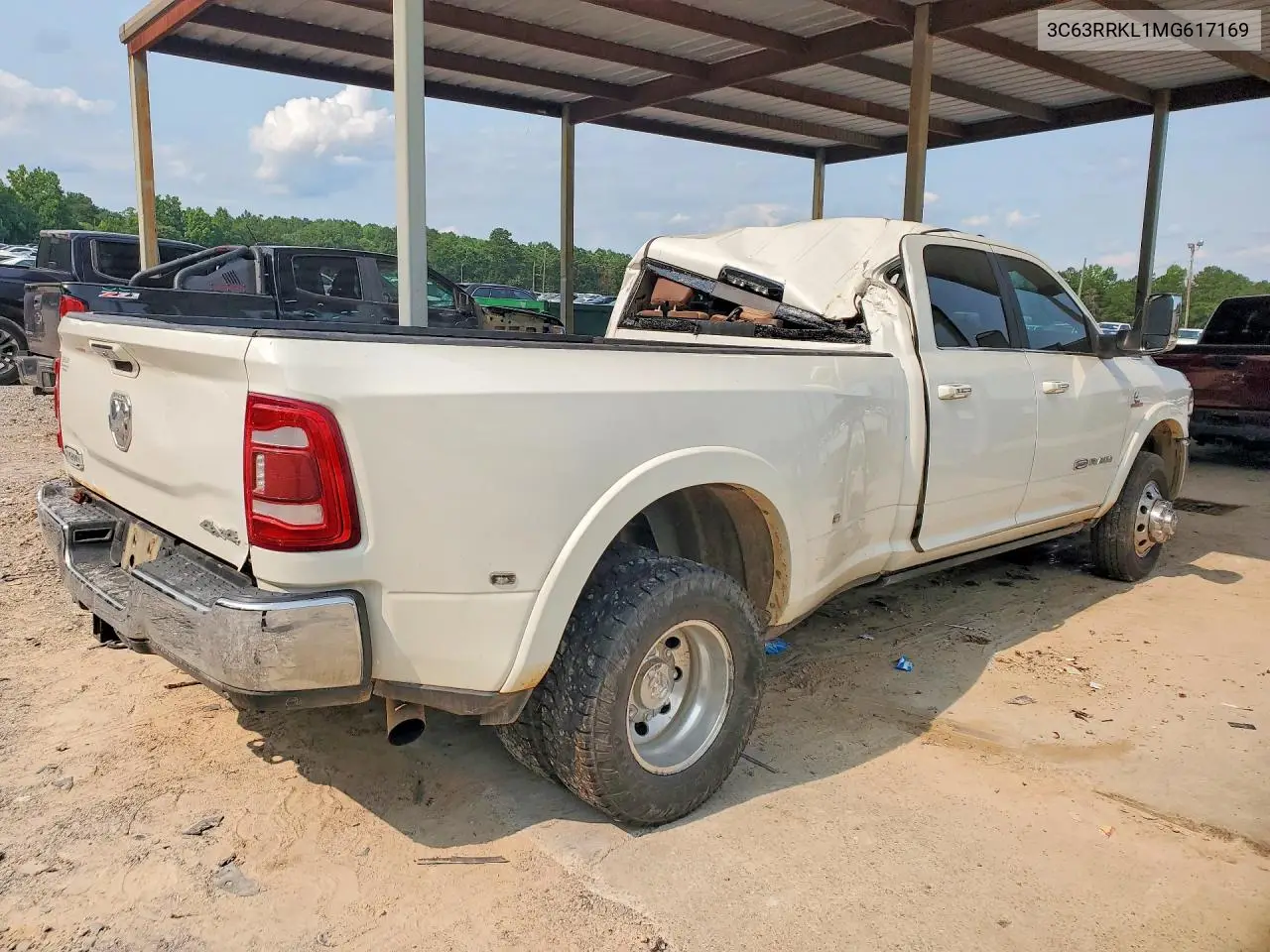 2021 Ram 3500 Longhorn VIN: 3C63RRKL1MG617169 Lot: 56967626