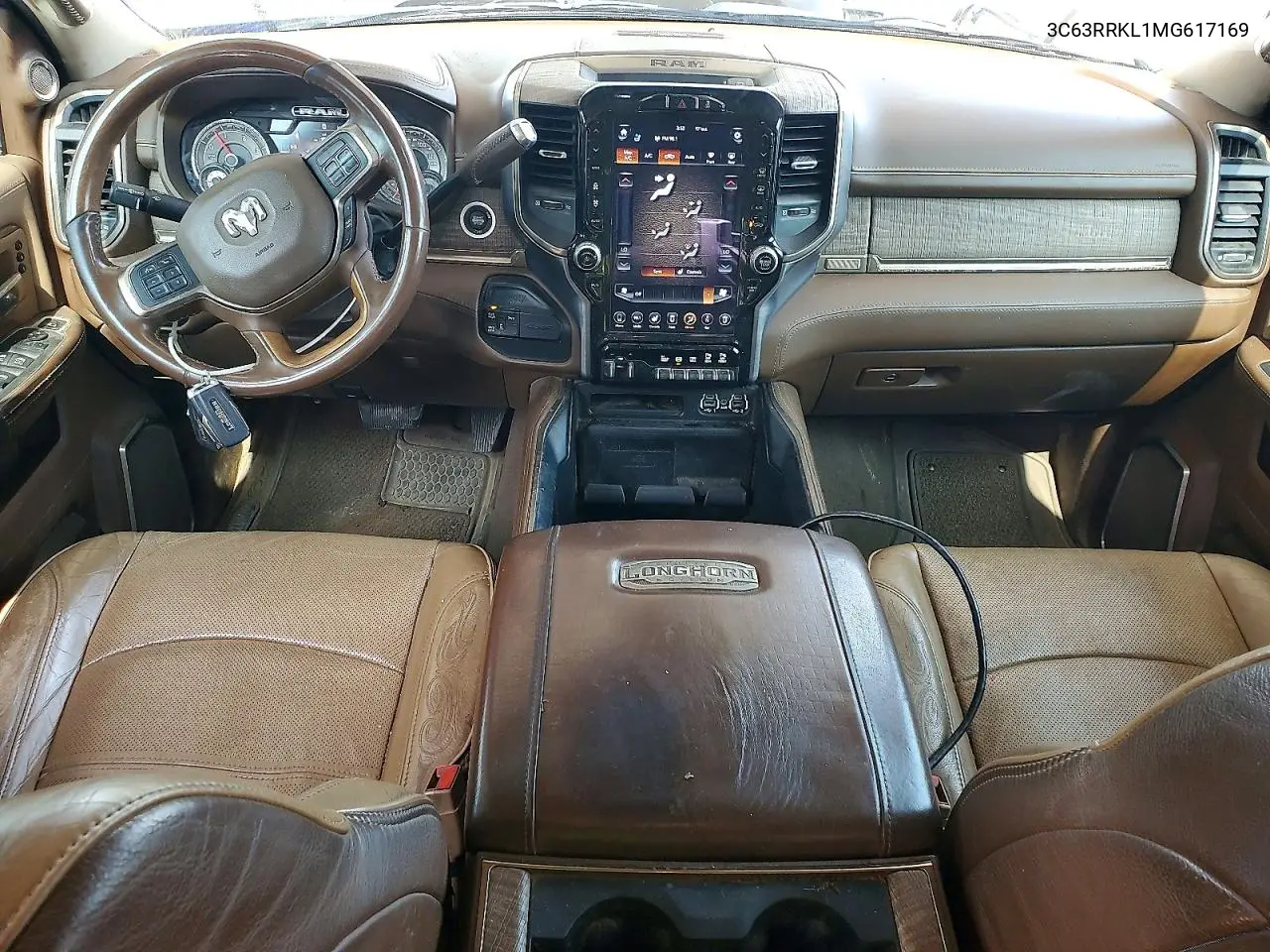 2021 Ram 3500 Longhorn VIN: 3C63RRKL1MG617169 Lot: 56967626