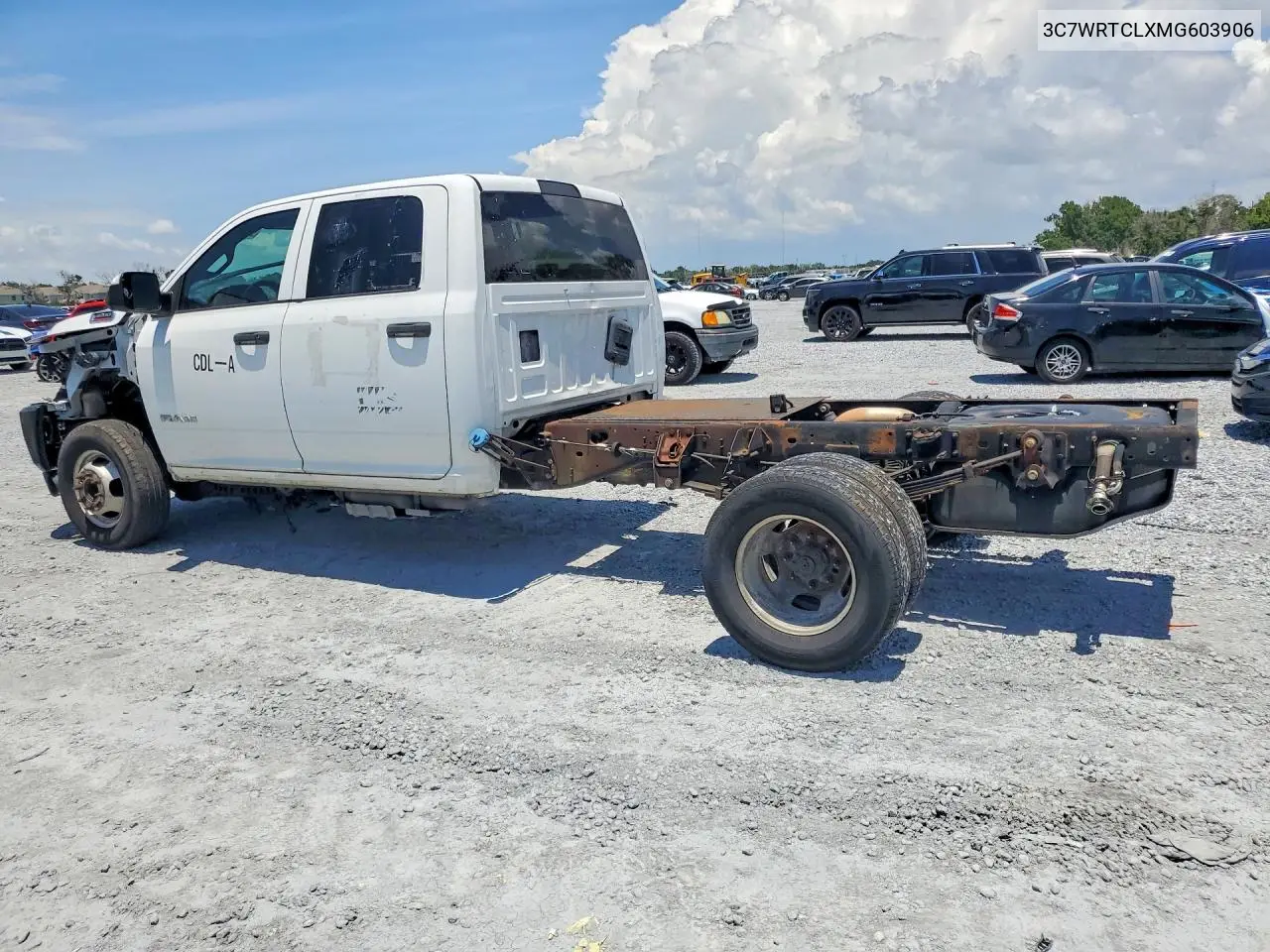 2021 Ram 3500 VIN: 3C7WRTCLXMG603906 Lot: 57644756