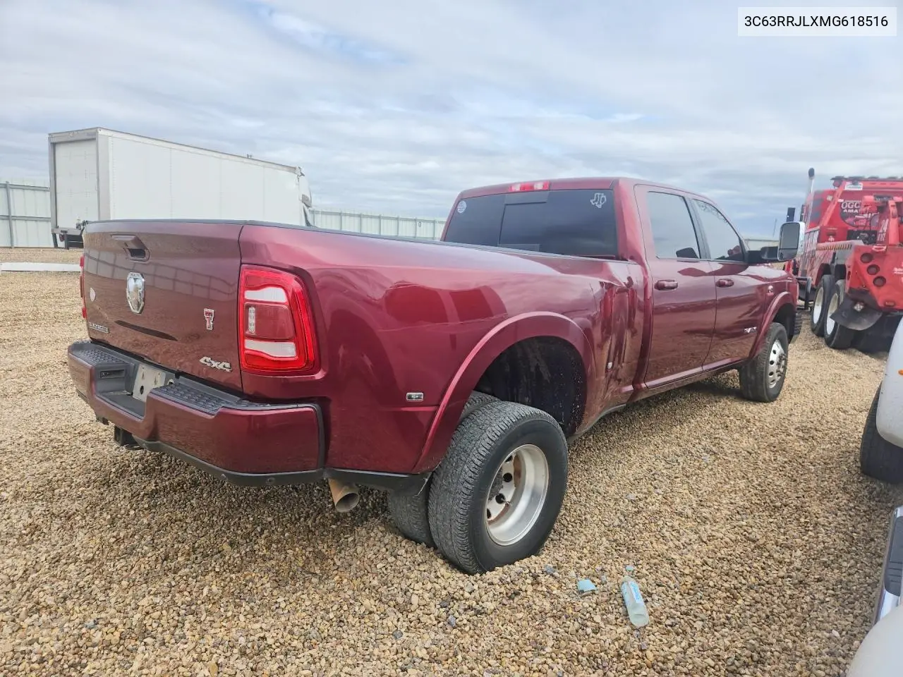 2021 Ram 3500 Laramie VIN: 3C63RRJLXMG618516 Lot: 57903526