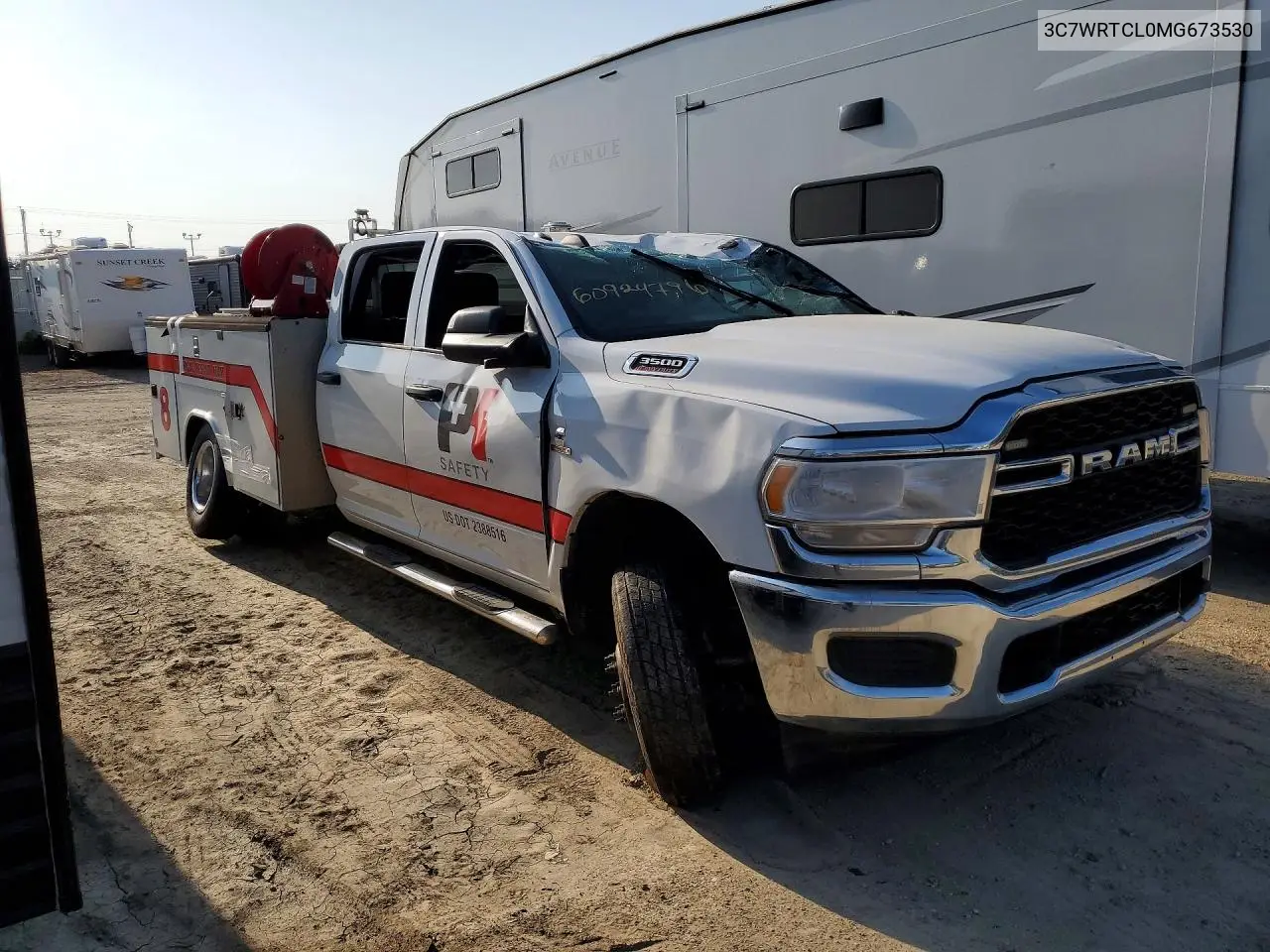 2021 Ram 3500 VIN: 3C7WRTCL0MG673530 Lot: 60924796