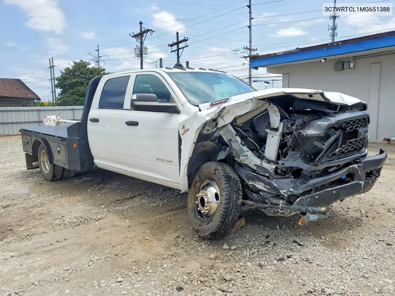 2021 Ram 3500 VIN: 3C7WRTCL1MG651388 Lot: 61220846