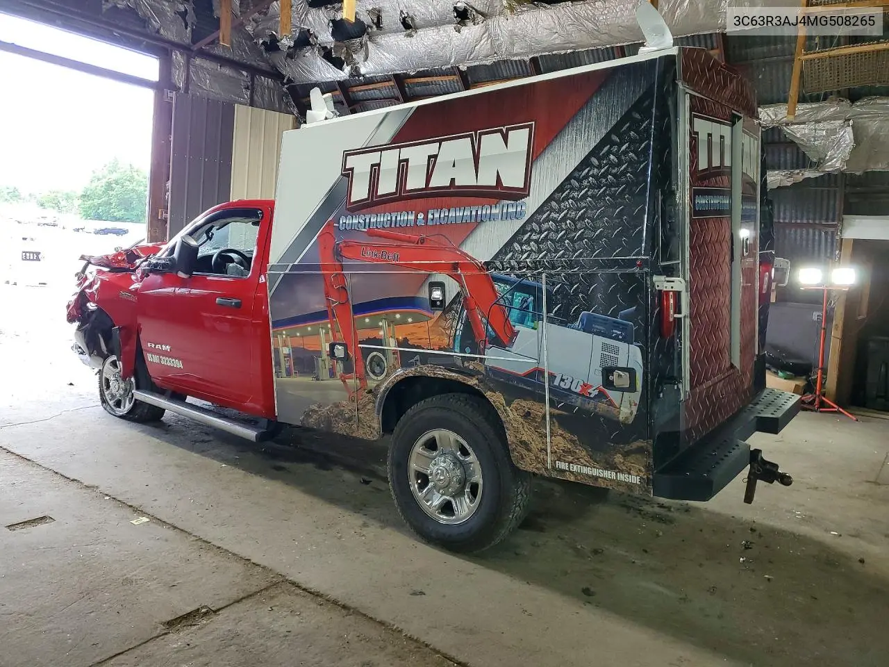 2021 Ram 3500 Tradesman VIN: 3C63R3AJ4MG508265 Lot: 61739996