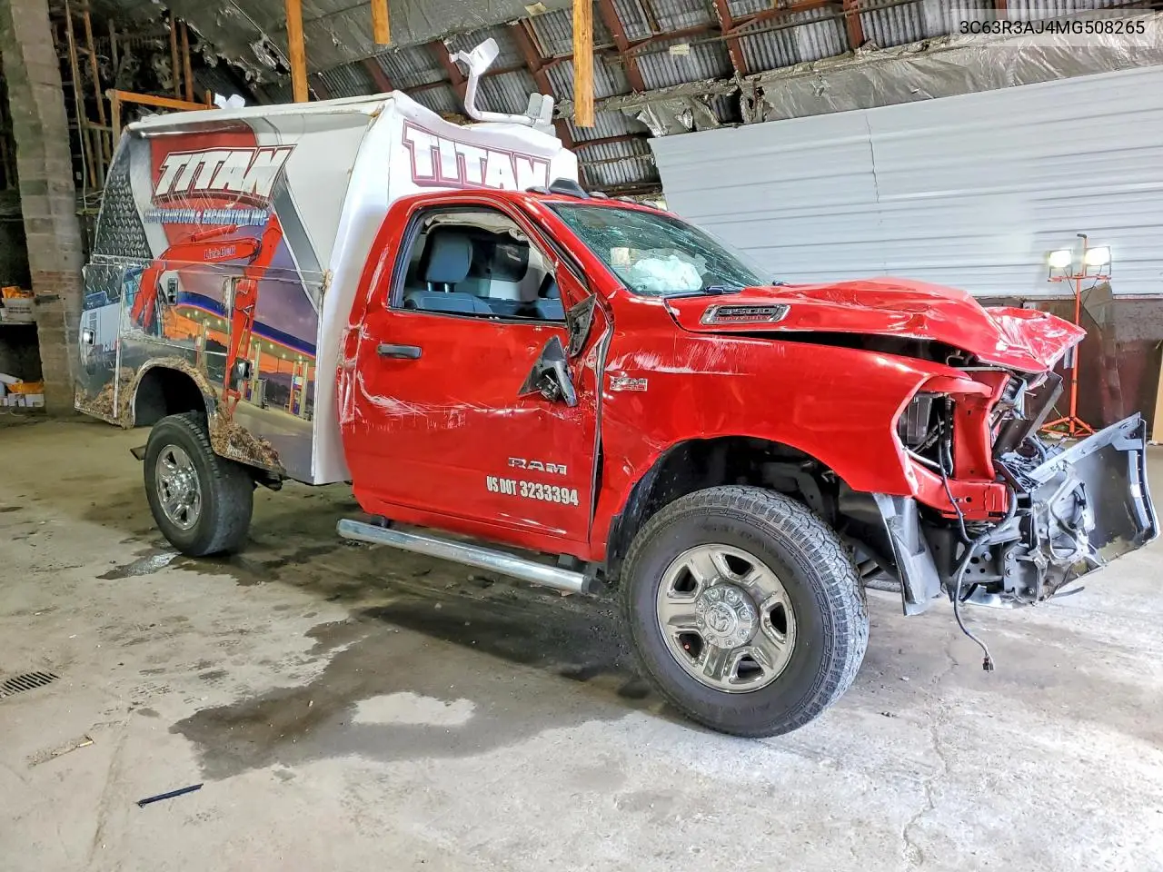 2021 Ram 3500 Tradesman VIN: 3C63R3AJ4MG508265 Lot: 61739996