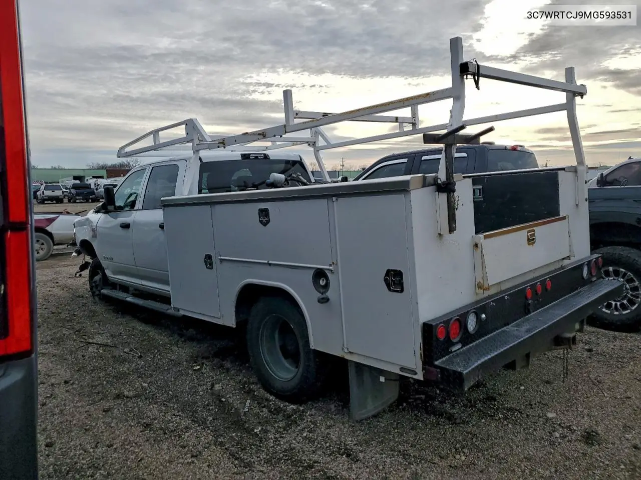 3C7WRTCJ9MG593531 2021 Ram 3500 4Wd Cc - Utility Box - Pri Fleet