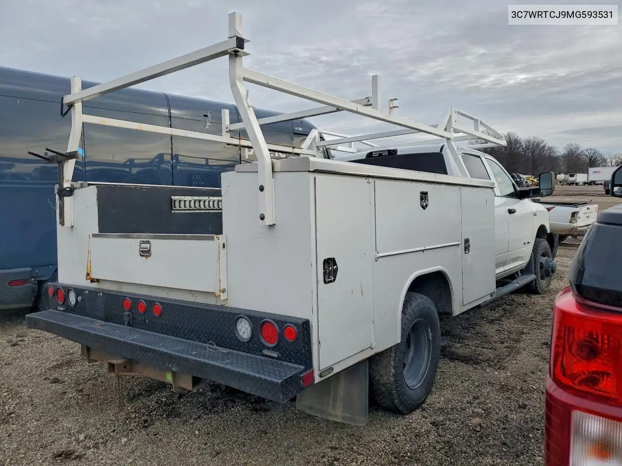 3C7WRTCJ9MG593531 2021 Ram 3500 4Wd Cc - Utility Box - Pri Fleet