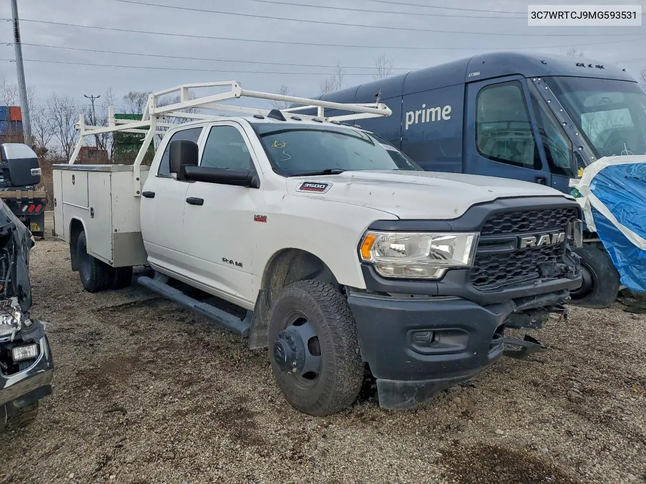 3C7WRTCJ9MG593531 2021 Ram 3500 4Wd Cc - Utility Box - Pri Fleet