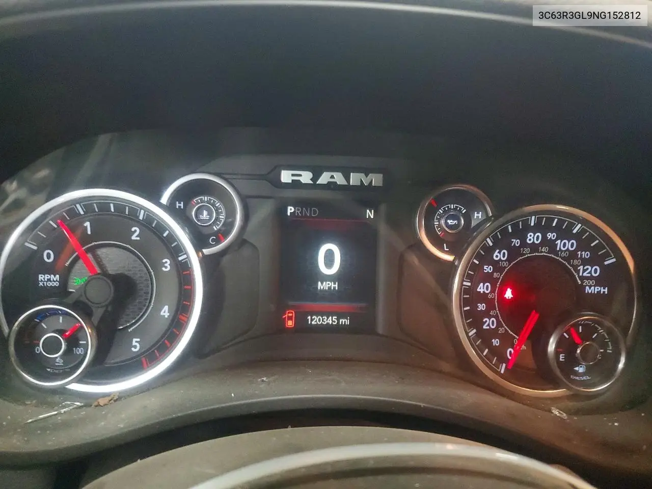 2022 Ram 3500 Tradesman VIN: 3C63R3GL9NG152812 Lot: 55123856