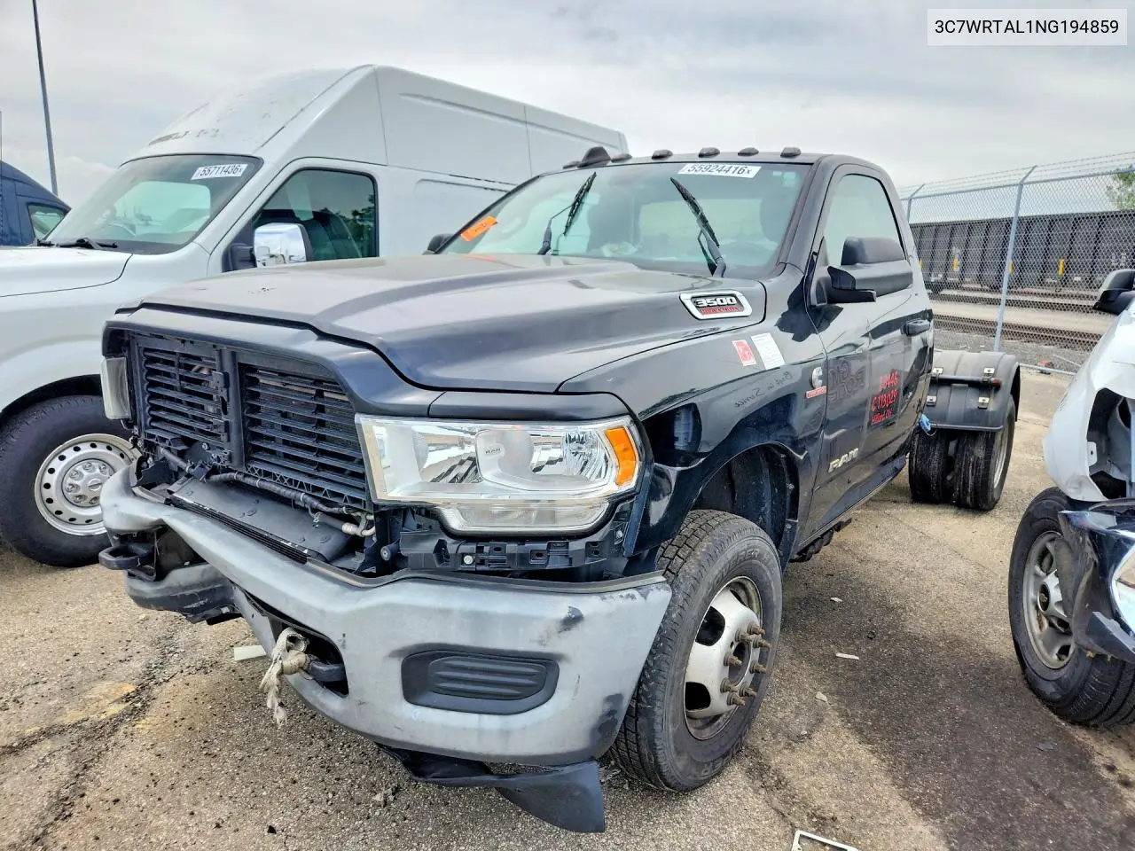 2022 Ram 3500 VIN: 3C7WRTAL1NG194859 Lot: 55924416