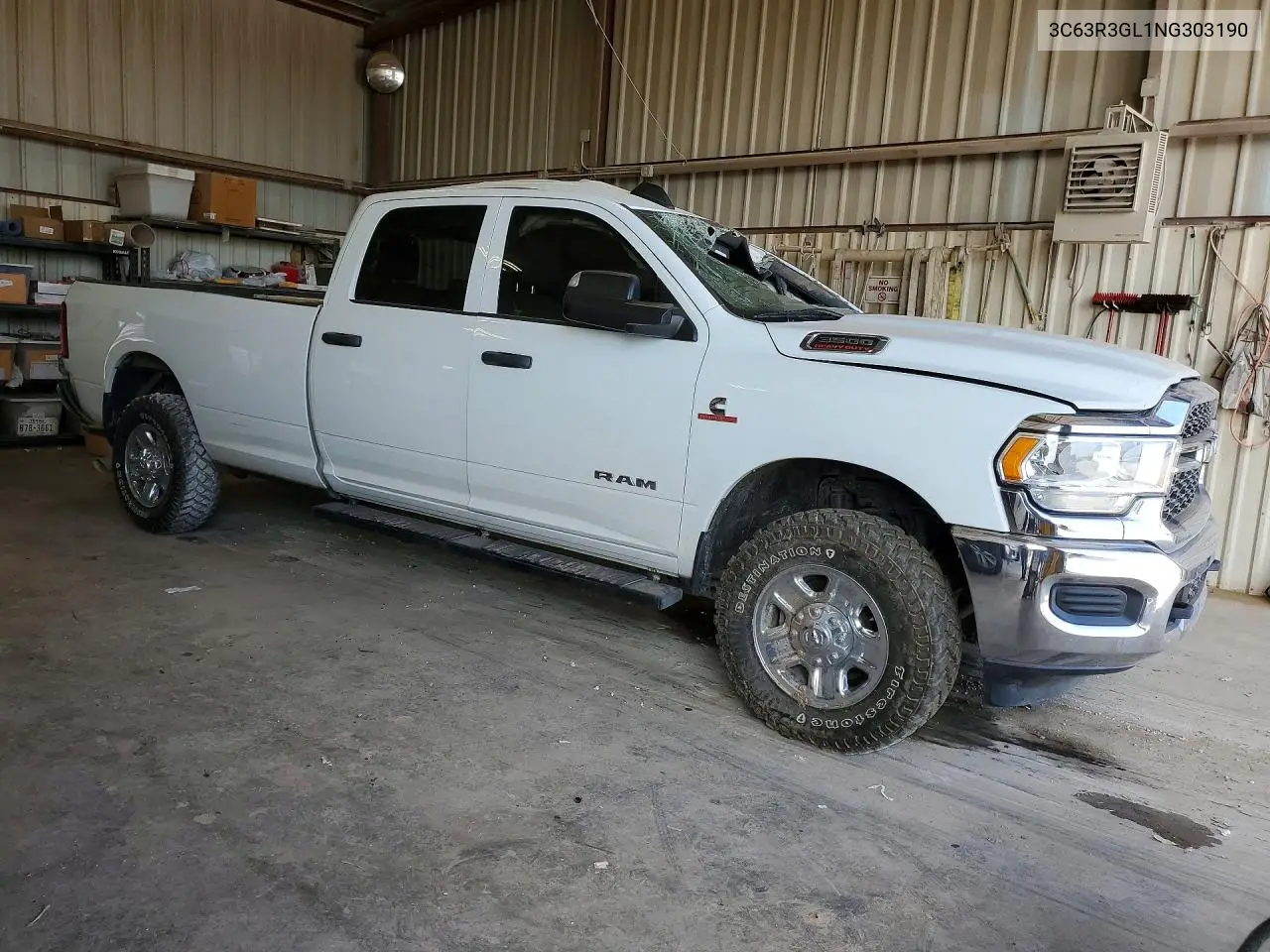 2022 Ram 3500 Tradesman VIN: 3C63R3GL1NG303190 Lot: 57049456