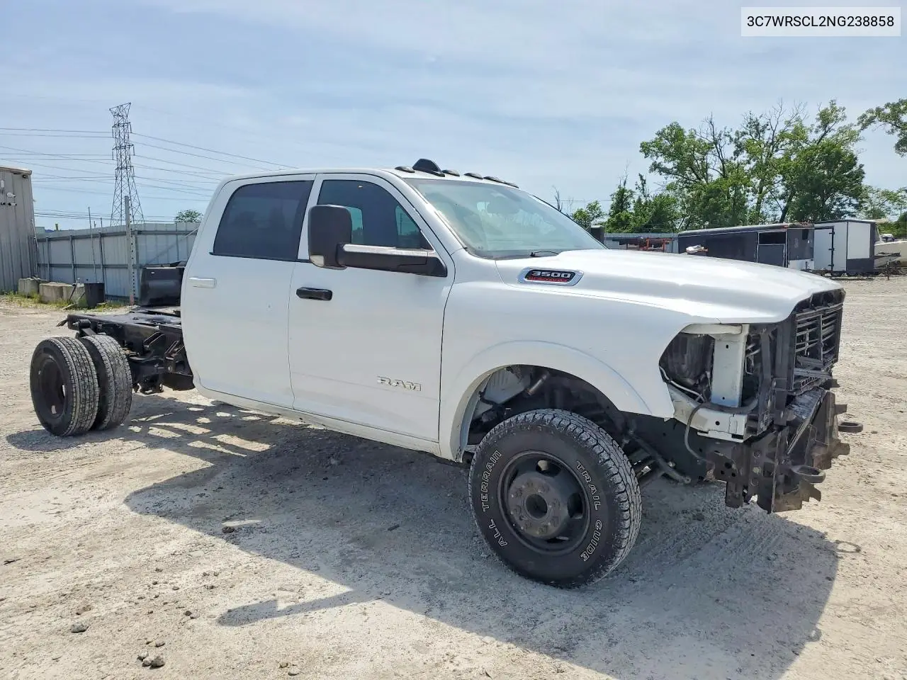 2022 Ram 3500 VIN: 3C7WRSCL2NG238858 Lot: 58718276