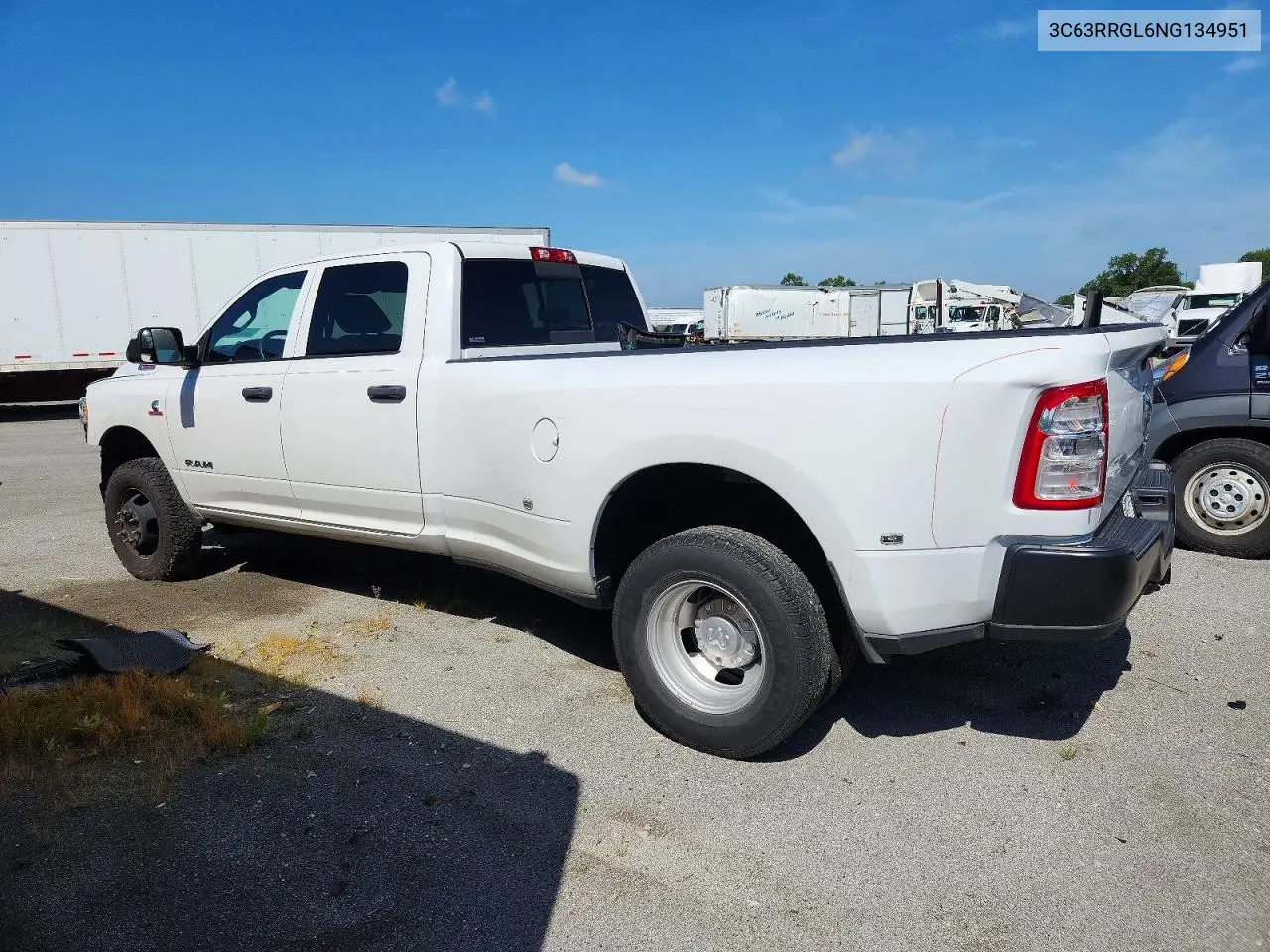 2022 Ram 3500 Tradesman VIN: 3C63RRGL6NG134951 Lot: 58770386