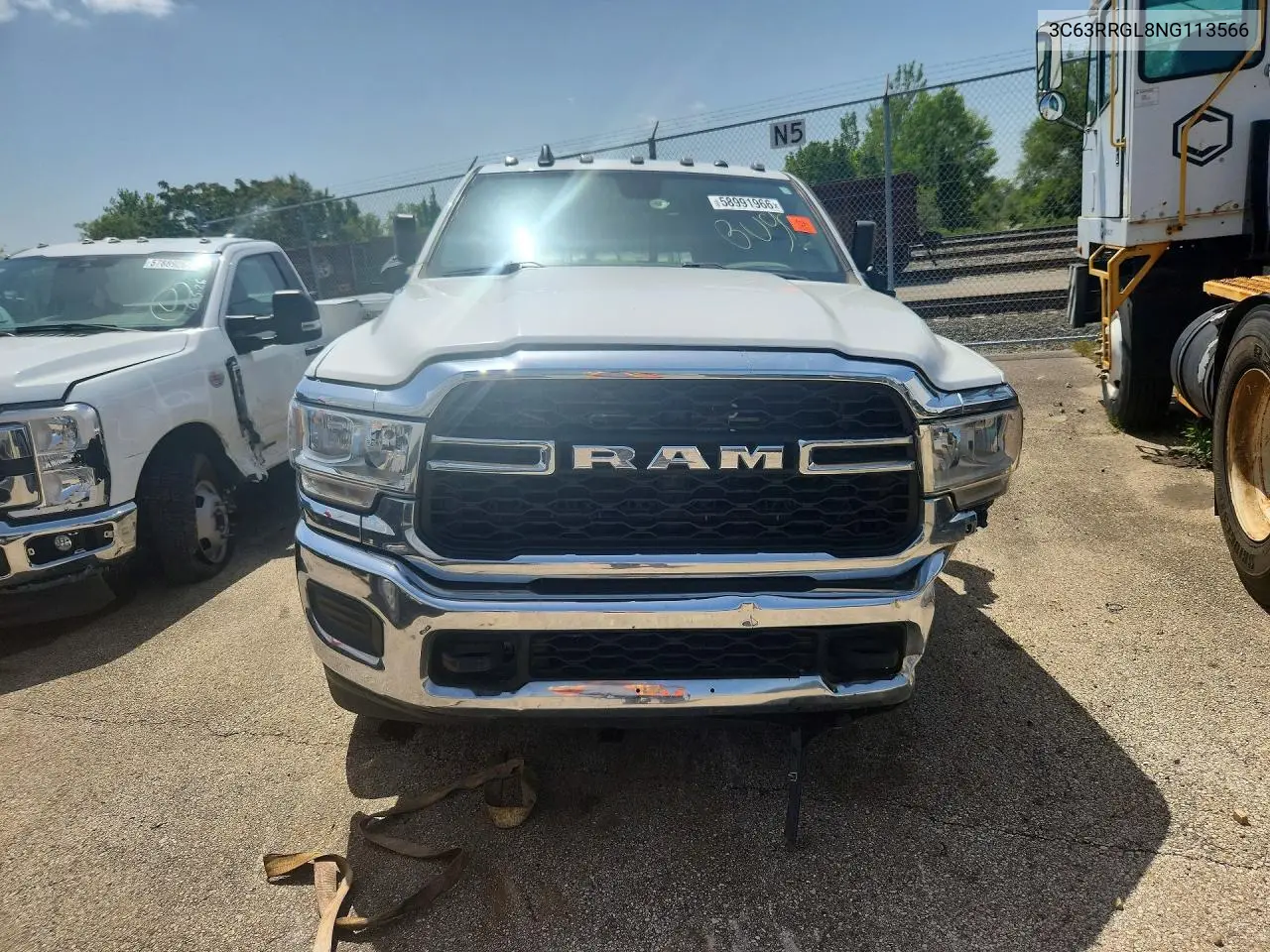 2022 Ram 3500 Tradesman VIN: 3C63RRGL8NG113566 Lot: 58991966