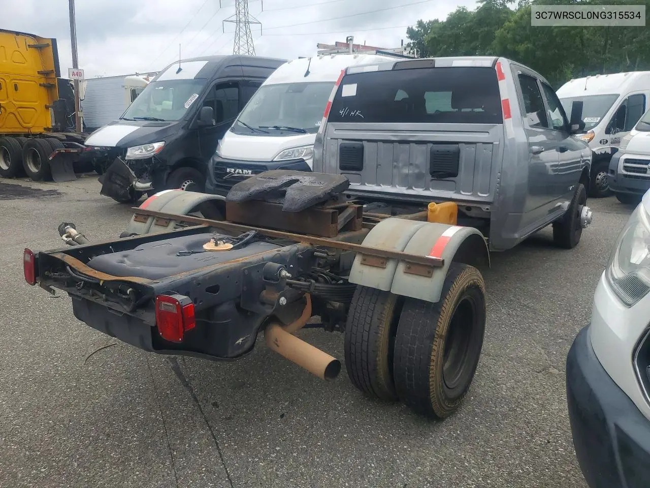 2022 Ram 3500 VIN: 3C7WRSCL0NG315534 Lot: 60706696