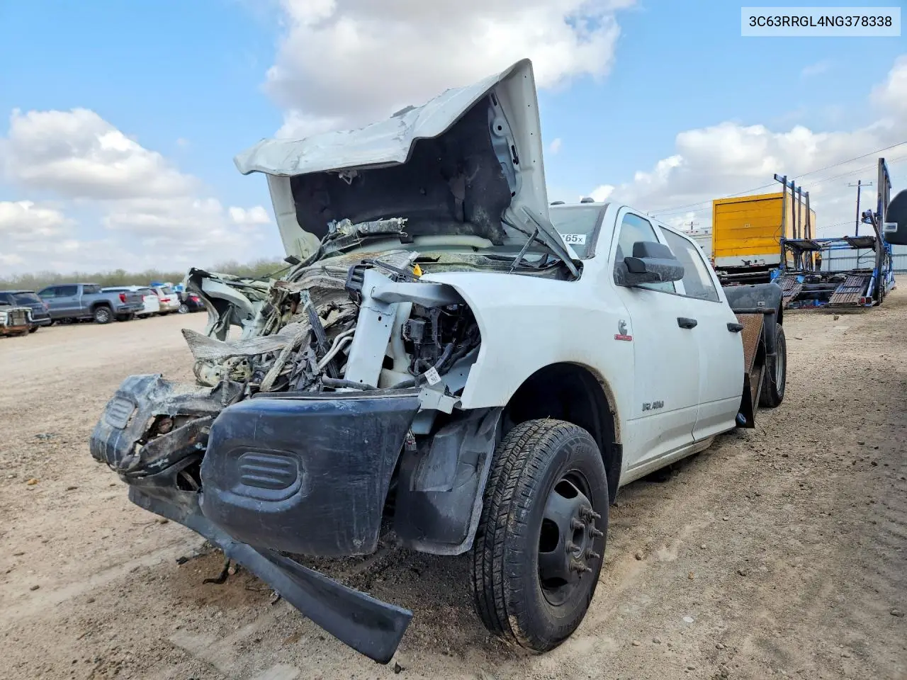 2022 Ram 3500 VIN: 3C63RRGL4NG378338 Lot: 76710465