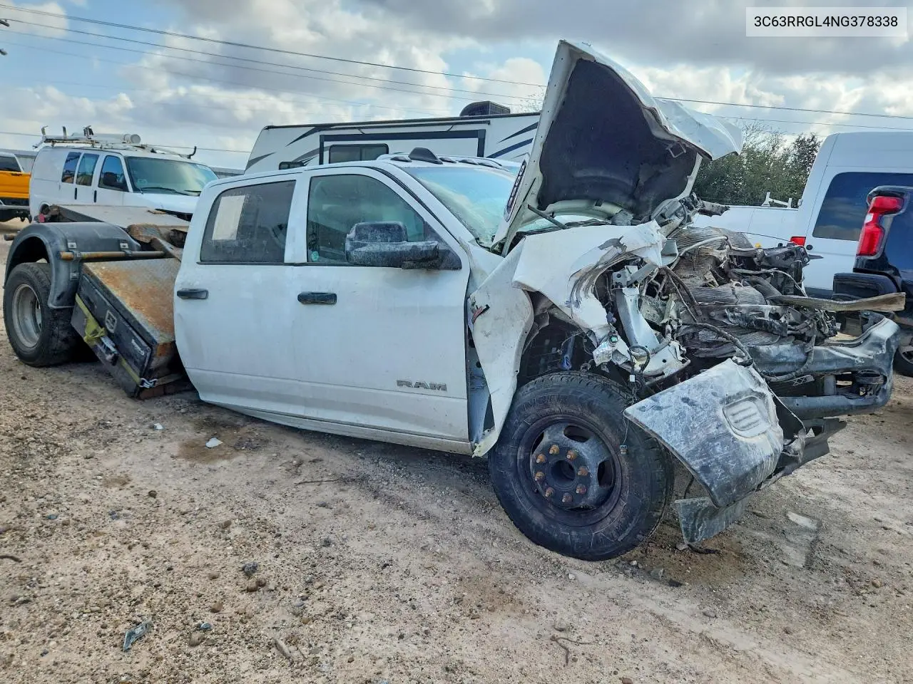 2022 Ram 3500 VIN: 3C63RRGL4NG378338 Lot: 76710465