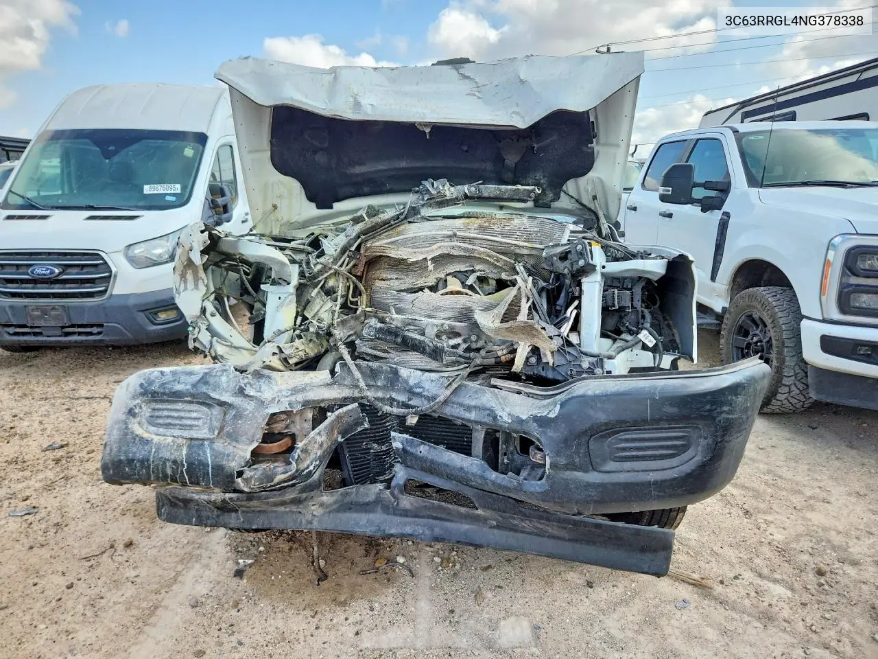 2022 Ram 3500 VIN: 3C63RRGL4NG378338 Lot: 76710465