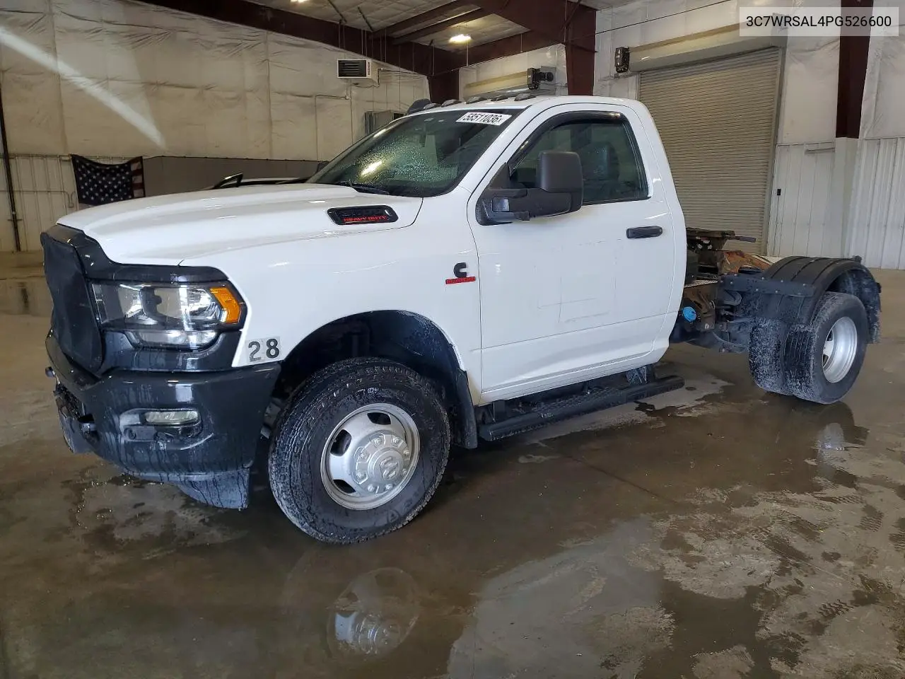 2023 Ram 3500 VIN: 3C7WRSAL4PG526600 Lot: 58511036