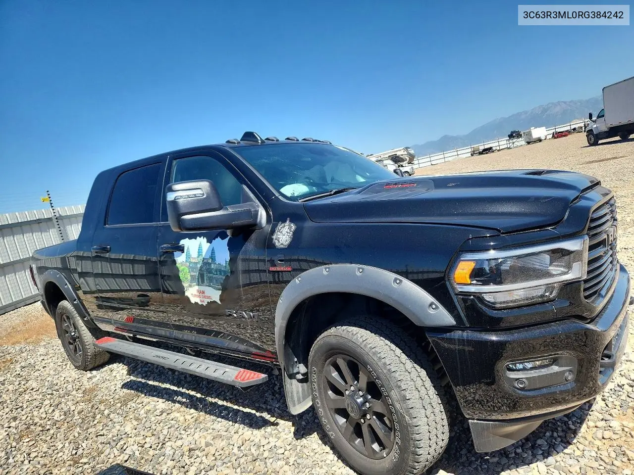 2024 Ram 3500 Laramie VIN: 3C63R3ML0RG384242 Lot: 56101846