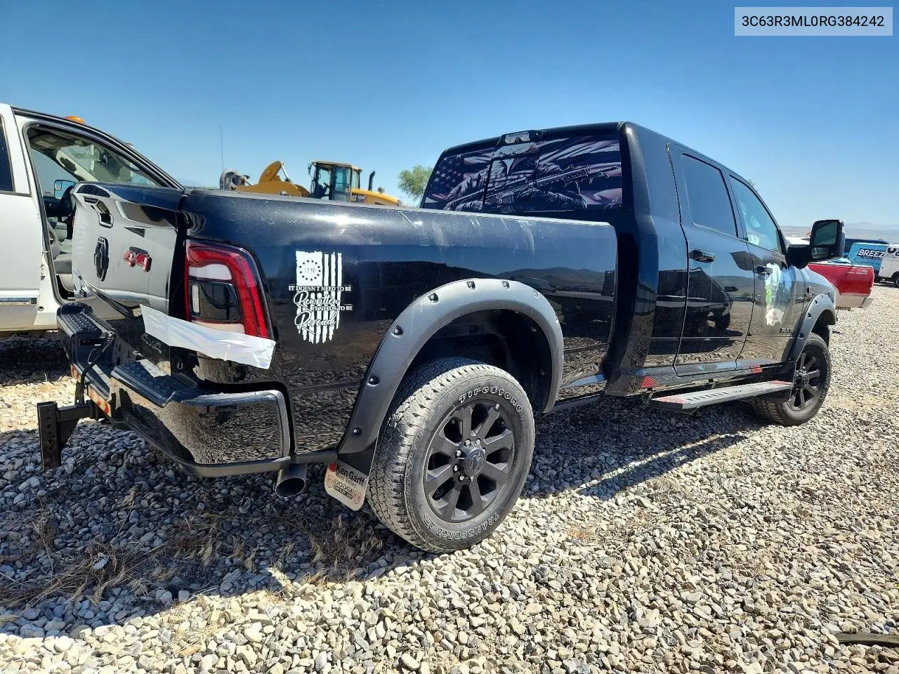 2024 Ram 3500 Laramie VIN: 3C63R3ML0RG384242 Lot: 56101846