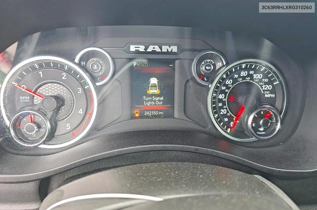 2024 Ram 3500 Big Horn VIN: 3C63RRHLXRG310260 Lot: 56117636