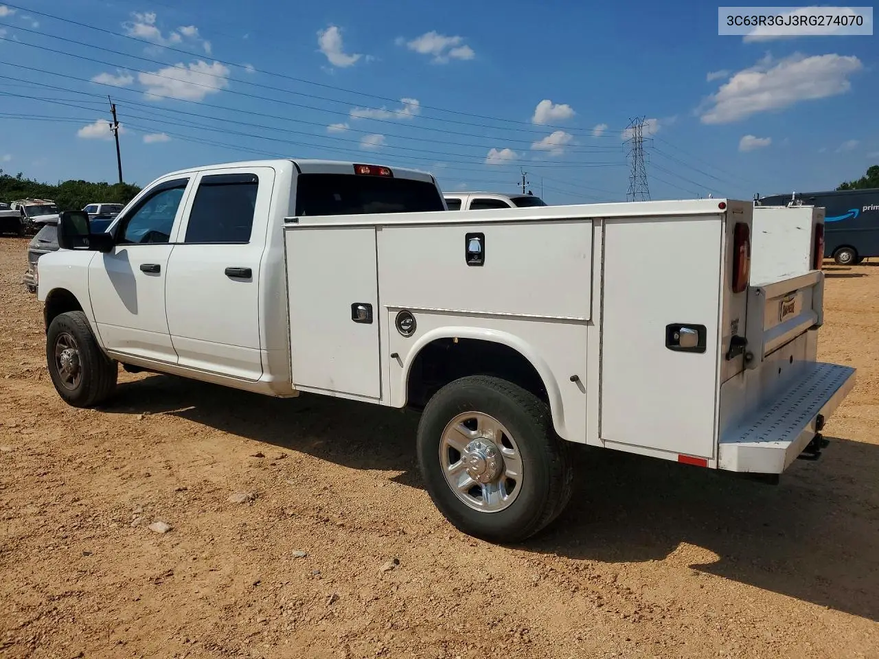 2024 Ram 3500 Tradesman VIN: 3C63R3GJ3RG274070 Lot: 56930586