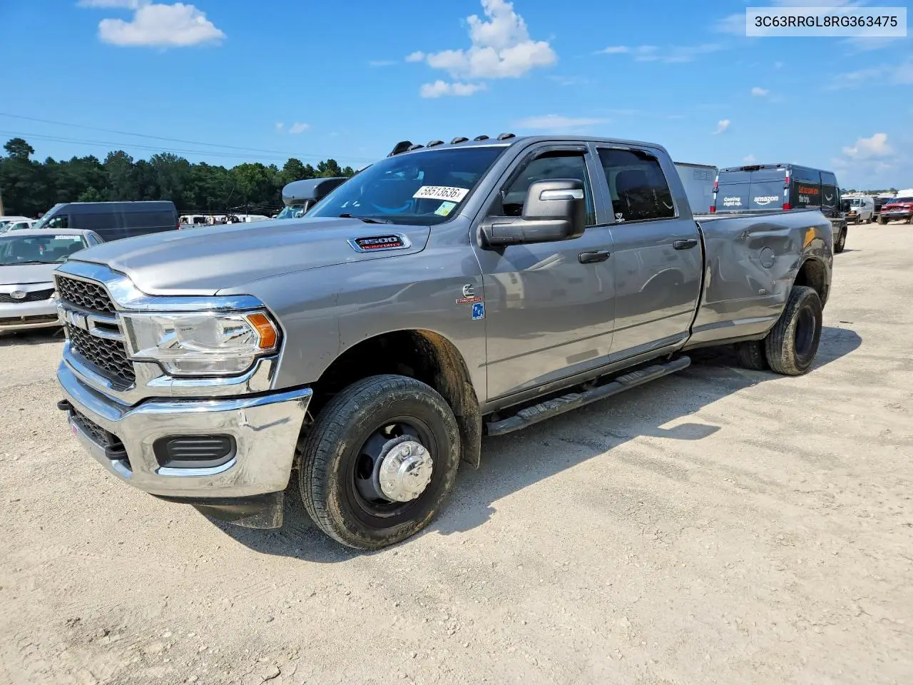 2024 Ram 3500 Tradesman VIN: 3C63RRGL8RG363475 Lot: 58513636